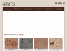 Tablet Screenshot of naturetracking.com